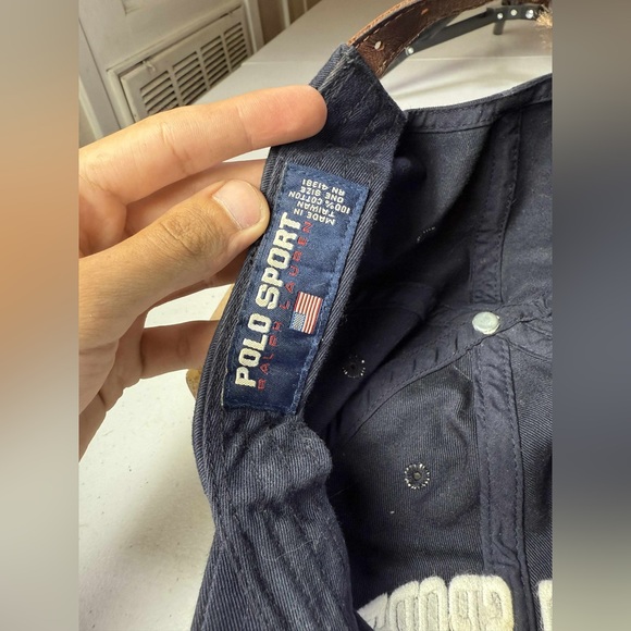 Vintage Y2K Polo Sport Ralph Lauren RL 2000 USA Hat Cap Track & Field Adjustable - Picture 3 of 11